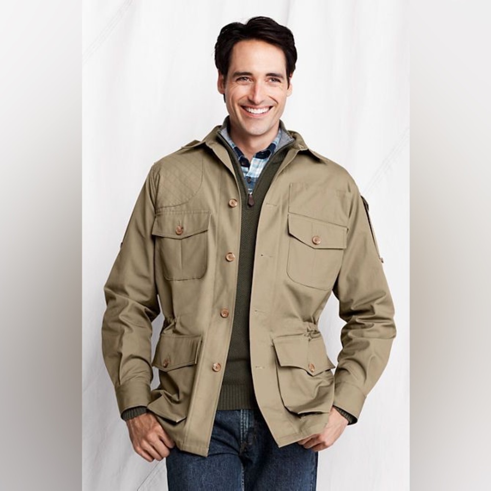 Willis & Greiger outfitters Hemingway bush jacket XL tall shooting